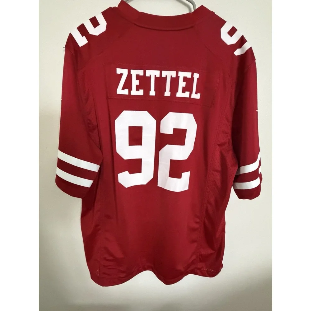 Nike On-Field San Francisco 49ers Zettel #92 NFL Football Jersey size Large - Picture 2 of 4